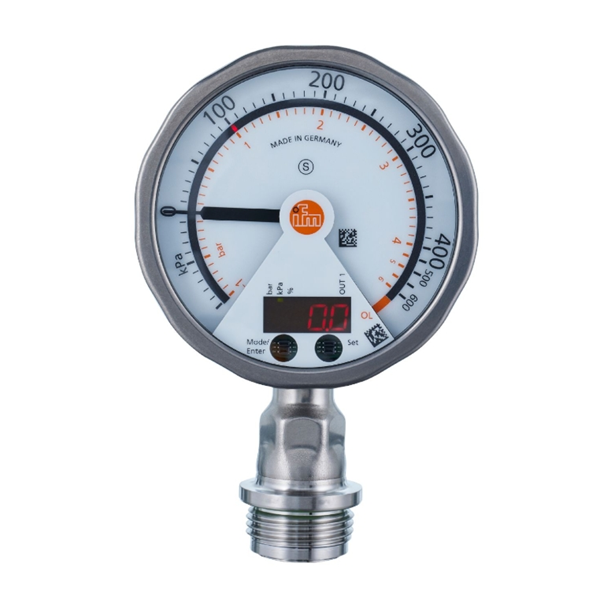 德國IFM易福門帶模擬顯示屏的齊平式壓力傳感器PG2738 PG-,25BREA01-MFRKG/US/ /P