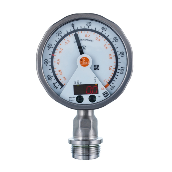 德國IFM易福門帶模擬顯示屏的齊平式壓力傳感器PG2738 PG-,25BREA01-MFRKG/US/ /P