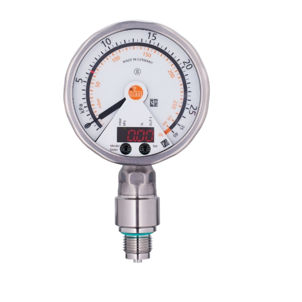 德國IFM易福門帶模擬顯示屏的齊平式壓力傳感器PG2738 PG-,25BREA01-MFRKG/US/ /P
