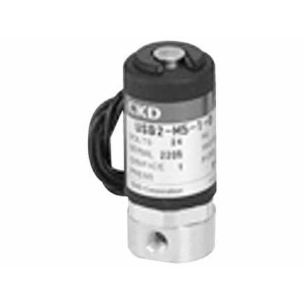 CKD喜開理多種流體小型直動式2通電磁閥USB2-M5-2-AC200V